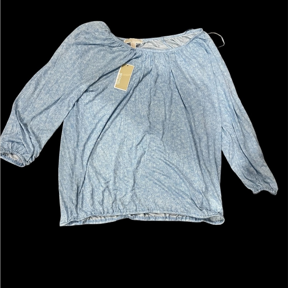 Michael Kors Light Blue Blouse